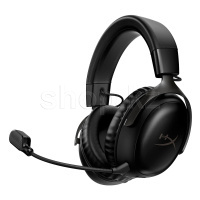 Bluetooth гарнитура HyperX Cloud III S Wireless, Black