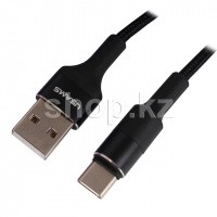 Кабель интерфейсный для USB Type-C Usams SJ-221, 1.2m, Black