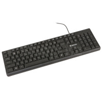 Клавиатура Defender Daily HB-162, Black, USB + наклейки Казахский язык