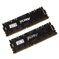 DDR-4 DIMM 32 GB 3600 MHz Kingston Fury Renegade RGB, 2x 16 GB Kit, Black, BOX (KF436C16RB1AK2/32)