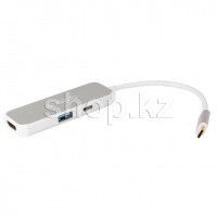 Переходник USB Type C- HDMI, USB 3.0, USB Type-C Orico XD-314-SV-BP, BOX