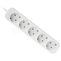 Defender E550, 5 розеток, 5м, White ұзартқышы