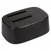 Док-станция 2.5"/3.5" UGREEN CM198, 2хSATA, USB 3.0, Black