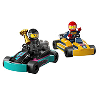 Конструктор Lego, City: Гонщики на картингах