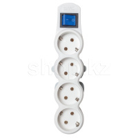 Сетевой фильтр SVC ZP4S-18M, 4 розетки, 1.8м, White