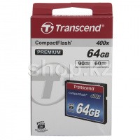 Карта памяти Compact Flash 64Gb Transcend 400x Premium