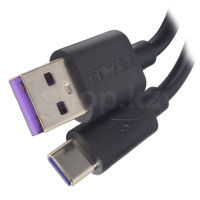 Кабель интерфейсный для USB Type-C Awei CL-110T, 1m, Black