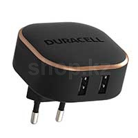 Зарядное устройство Duracell DRACUSB16-EU, 24W, Black