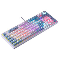 Клавиатура Defender Hawk GK-418, OUTEMU Red, White-Blue, USB