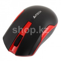 Мышь A4Tech G3-200N, Black-Red, USB