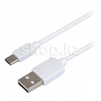 Кабель интерфейсный для USB Type-C Continent DCC-2106WT, White