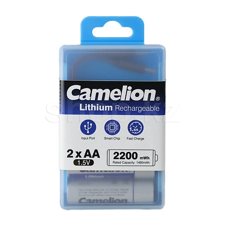 Camelion AA UB-AA2200-PBH2, 1460mAh/1.5V (2 дана) аккумуляторы