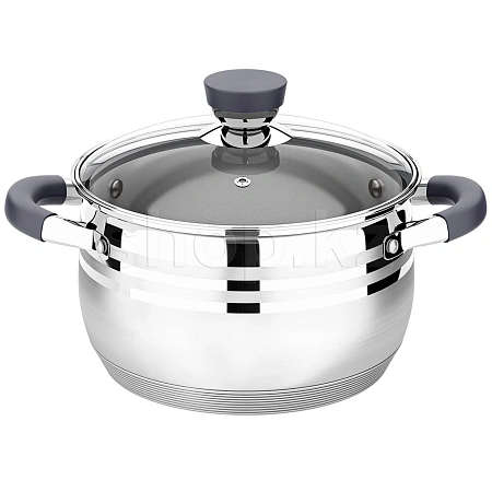 Кастрюля Lara Mercury LR02-470, 16 см, 2.1 л, с крышкой