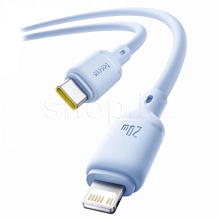 Кабель интерфейсный для Apple Lightning - USB Type-C Baseus Silky CB000116, 1m, Galaxy Blue