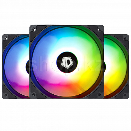 ID-Cooling XF-12025-ARGB-TRIO, Black-White корпусына арналған желдеткіш жиынтығы