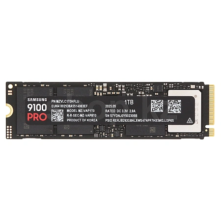 SSD накопитель 1 TB Samsung 9100 PRO, M.2, PCIe 5.0
