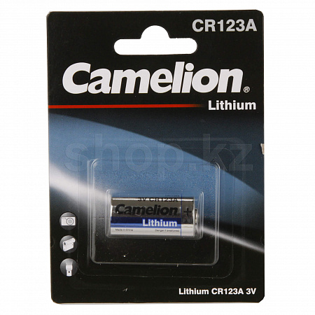 Батарейка Camelion Lithium CR123A-BP1, 3V (1шт.)