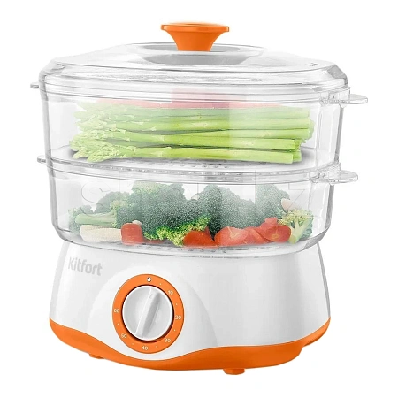 Kitfort КТ-6452, White-Orange қос қазандығы