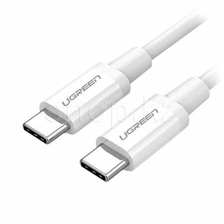 Кабель интерфейсный для USB Type-C UGREEN 60518, 1m, White