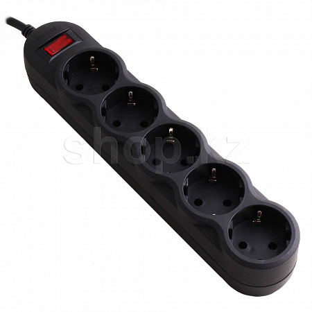 Sven SF-05L, 5 розетка, 3м, Black желілік сүзгісі