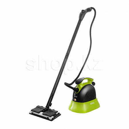 Пароочиститель Kitfort KT-9102-2, Black-Light Green