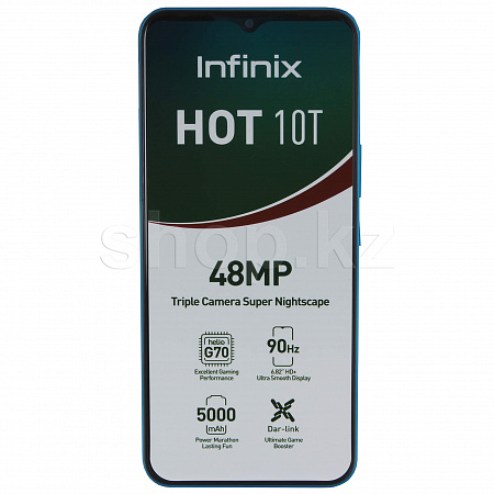 Смартфон Infinix HOT 10T, 128Gb, Blue (X689C)