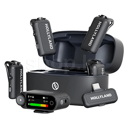 Hollyland Lark MAX 2 Combo 4-Person Version, Black микрофоны