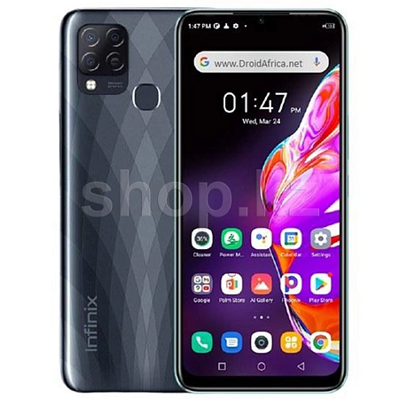 Infinix HOT 10T, 128Gb, Black (X689C) смартфоны