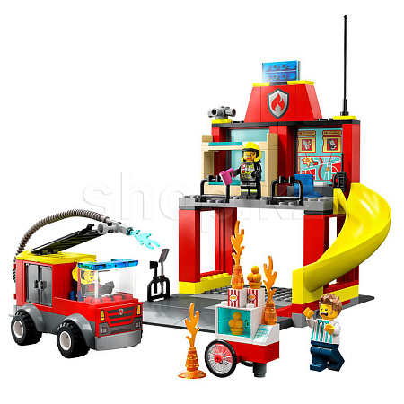 Конструктор Lego, City: Пожарная часть и пожарная машина