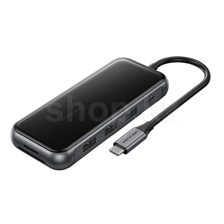 USB HUB 4-port USB Type-C Vention TFHHB, Gray