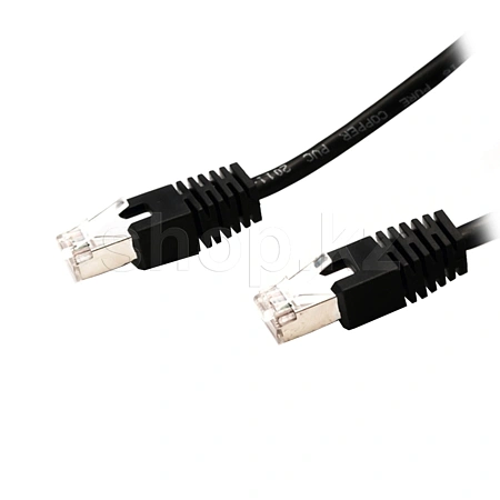 Patch cord RJ-45 5е cat SHIP, FTP, 0.5m, OEM, Black