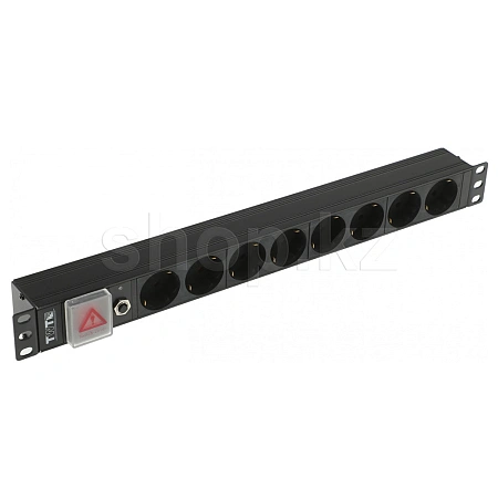 Lanmaster TWT-PDU19-10A8P, 19" желілік сүзгісі, шкафтар мен тіректерге арналған
