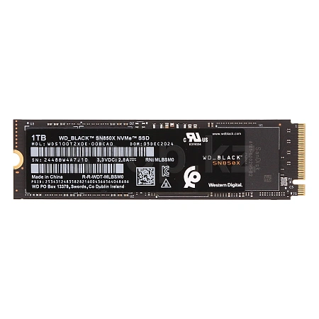 SSD накопитель 1 TB Western Digital Black SN850X, M.2, PCIe 4.0