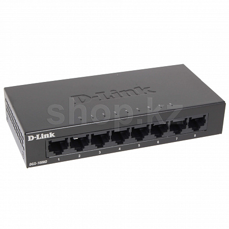 ᐈ Switch 8 port D-Link DGS-1008D/K2A – купить в интернет-магазине Белый ...