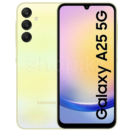 Смартфон Samsung Galaxy A25 5G, 128 GB, Yellow (SM-A256E)