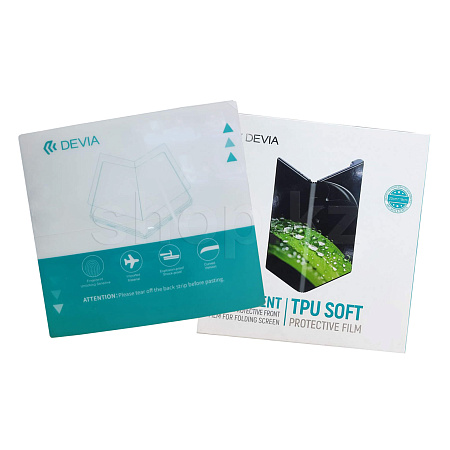 ТПУ Бронепленка Devia, TPU Soft Protective Film для сгибающихся Fold экранов