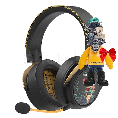 Bluetooth гарнитура A4Tech Bloody MR595 Renegade, Black Mindnight
