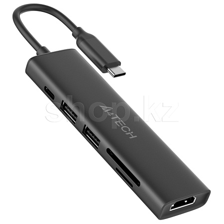 USB Type-C Multi Function 6in1, A4Tech DST-60C, BOX адаптерi