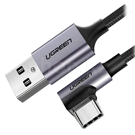 USB Type-C Ugreen US284, 2m, Space Grey интерфейс кабелі