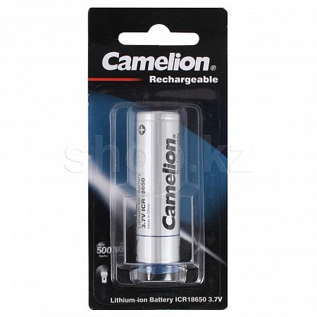 Аккумулятор Camelion Li-Ion ICR18650F-22BP1, 2200mAh/3.7V (1шт.)