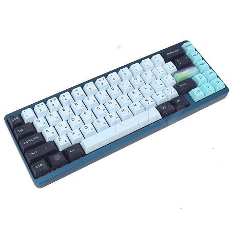 Varmilo Aurora Muse 65, Gateron Varmilo Magnet White, Blue, USB пернетақтасы