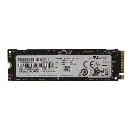 SSD накопитель 2 TB Samsung PM9A1a, M.2, PCIe 4.0, OEM