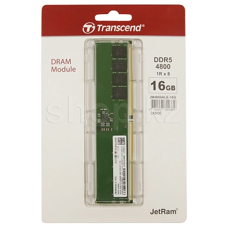 DDR-5 DIMM 16 GB 4800 MHz Transcend JM4800ALE-16G, BOX