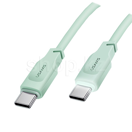USB Type-C Usams US-SJ567, 1.2m, Green интерфейс кабелі