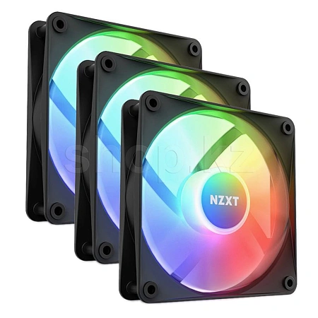 Комплект вентиляторов для корпуса NZXT F 120 RGB Core, 12сm, Black