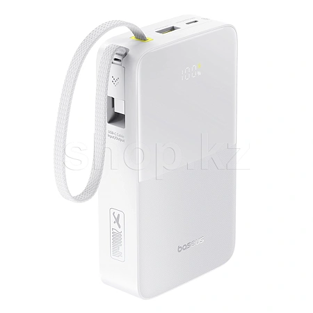 Мобильный аккумулятор Baseus EnerFill FC51 Bipow2 Pro Digital Display PPBD2P-2022, 20000 mAh, Moon White