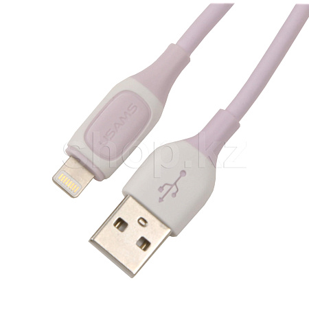 Кабель интерфейсный для Apple Lightning Usams US-SJ595, 1m, Purple