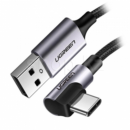 Кабель интерфейсный для USB Type-C UGREEN 50941, 1m, Black