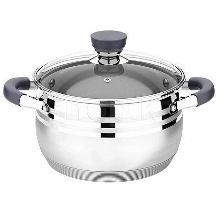 Кастрюля Lara Mercury LR02-471, 18 см, 2.9 л, с крышкой