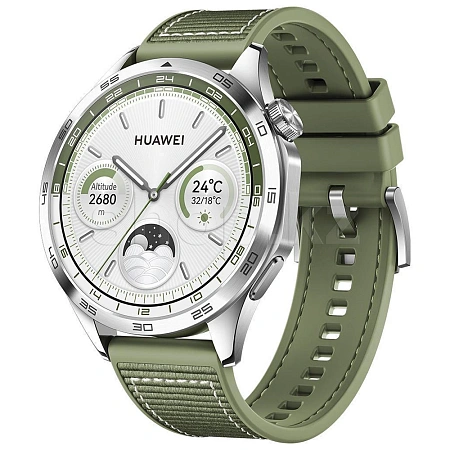 Huawei Watch GT 4 PNX-B19, 46mm, Green смарт сағаты